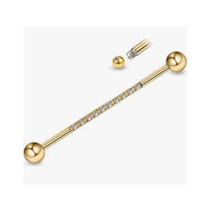 Barbell Titanio Industrial Dorado