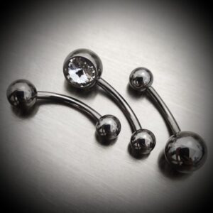 Navel Banana Bell de Acero Quirúrgico